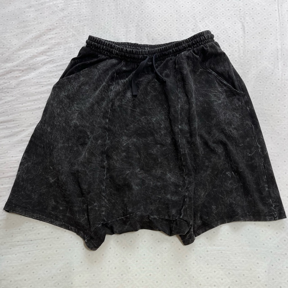 Free People Black Athletic Shorts